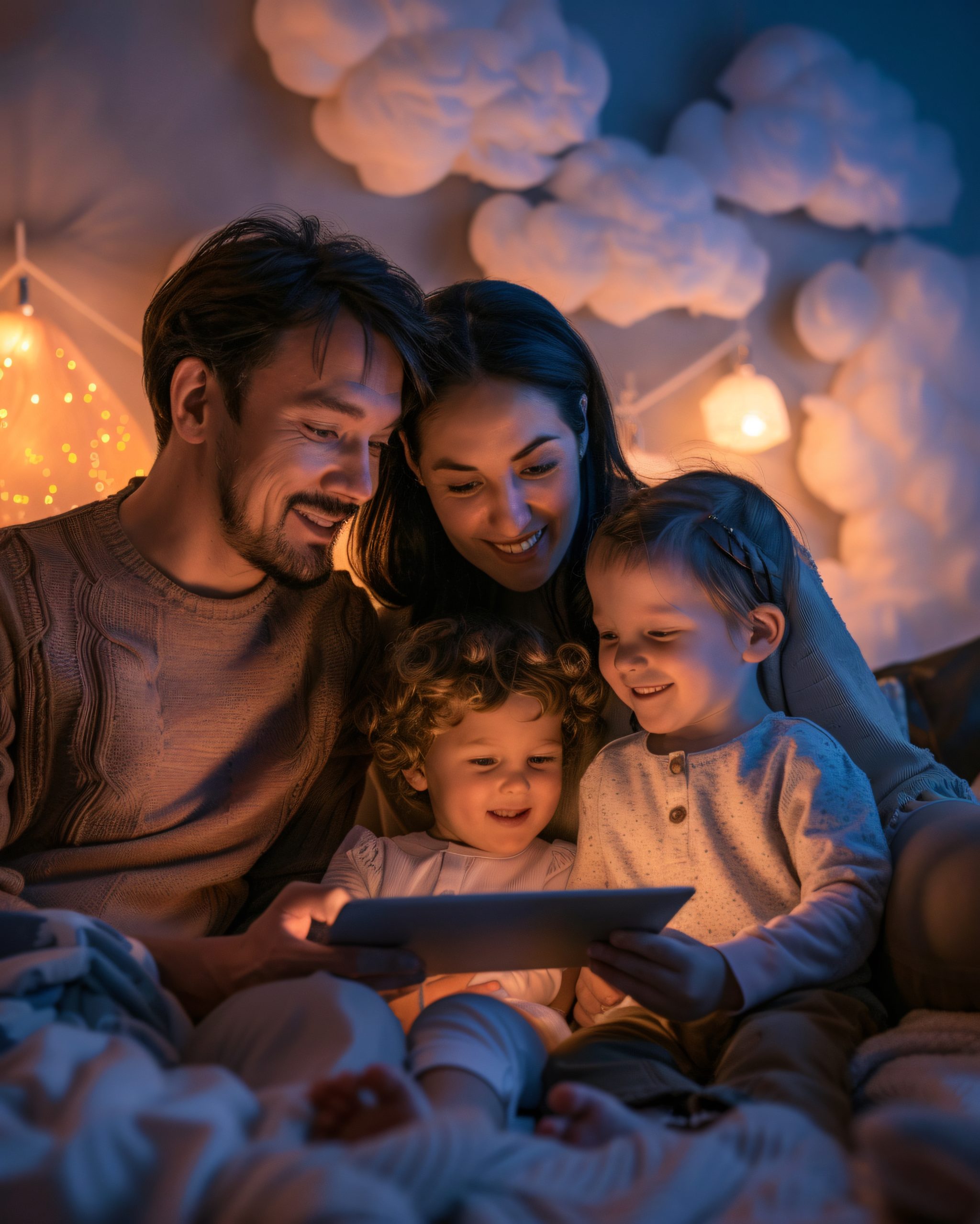 family-creating-digital-content